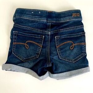 Girls jean shorts (brand Justice)